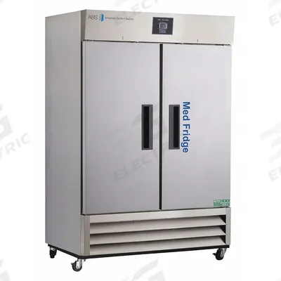 AMERICAN BIOTECH SUPPLY Lab Refrigerator: 49 cu ft, Upright, 2°C to 7°C, 35 in Overall Dp - Pharmacy & Vaccine Refrigerators