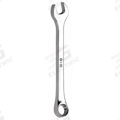 SK PROFESSIONAL TOOLS Combination Wrench: Alloy Steel, Chrome, 1 1/2 in Head Size - SAE 12-Point Combination Wrenches