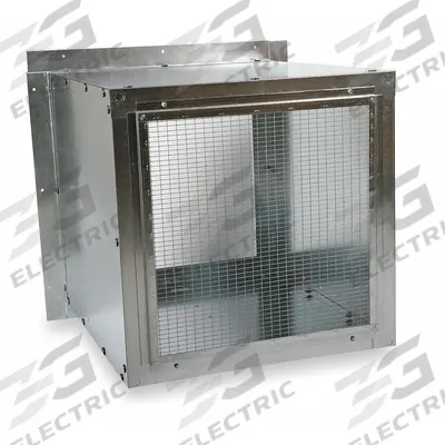 Dayton Wall Housing: Steel, For 60 in Blade Dia, 16 ga Thick - Housings for Wall-Mount Ventilation Fans