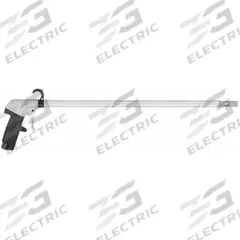 GUARDAIR Air Gun: Pistol-Grip Grip, Aluminum, 3/8 in Female NPT, 1 Nozzle(s), Straight, Focused (MPN U75LJ024AA2). Key specifications — attr1328526: Aluminum; attr1328500: Extension and Nozzle; attr1328508: GUARDAIR; attr1328515: No; attr1328533: Yes.