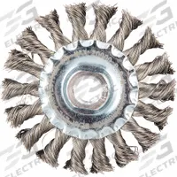 APPROVED VENDOR Wire Wheel Brush: Twisted Stainless Steel, 4" Dia x 1/2" Wd, 5/8"-11 Arbor (MPN 66254442959). Key specifications — Brand: APPROVED VENDOR.