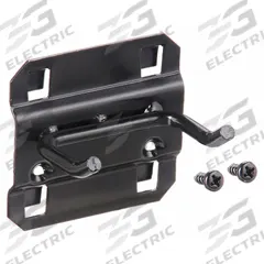 APPROVED VENDOR Double Rod Pegboard Hook: 1 1/2 in x 2 1/4 in, Screw-In, Surface, Black (MPN 5TPK7). Key specifications — Mounting Type: Surface; Color: Black; Accessory Type: 30-Degree Double Rod Hook; Locking System: Screw-In; Brand: APPROVED VENDOR.