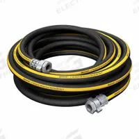 CONTINENTAL Heavy Duty Air Hose Assembly: 2 in Hose Inside Dia., Black, 2 1/2 in Hose Outside Dia. (MPN UBH20060-25FF). Key specifications — Hose Color: Black.
