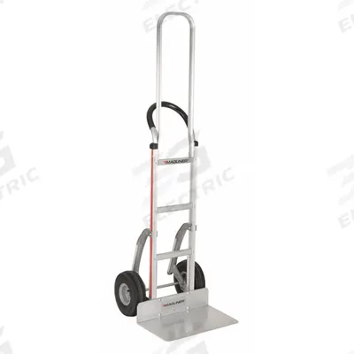 MAGLINER General Purpose Hand Truck: 500 lb, Flow-Back, Silver, Aluminum, Flat-Free - Corrosion-Resistant Hand Trucks