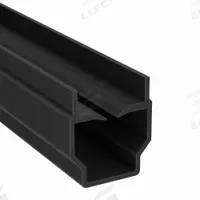 T-Slot Cover: 30 Series, Metric, 2 m x 10 mm x 9 mm, Black, Plastic, Dust Cover, Matte, Single (MPN 14193). Key specifications — Finish: Matte; Product Type: T-Slot Cover; Material: Plastic; Includes Fasteners: No; Manufacturer Part Number: 14193; Cover Type: Dust Cover; Brand: 80/20; System of Measurement: Metric.
