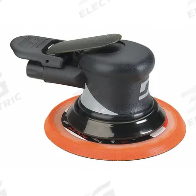 DYNABRADE Air Orbital Sander: 6 in Disc, Hook and Loop/Vinyl, 3/32 in Orbit, Non-Vacuum - Non-Vacuum Random Orbital Sanders