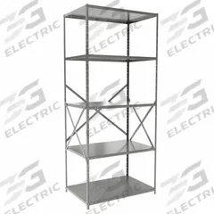HALLOWELL Metal Shelving: Standalone, Medium-Duty, 36 in x 24 in, 84 in Overall Ht, 5 Shelves (MPN F5510-24HG). Key specifications — Frame Material: Steel; Shelving Material: Steel; Assembled: Unassembled; Color: Gray; Brand: HALLOWELL.