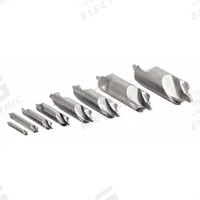 CHICAGO-LATROBE Center Drill Set: Bell-Tip, 8 Pc, 120°, High Speed Steel (MPN 69879). Key specifications — Brand: CHICAGO-LATROBE; End Type: Double End.