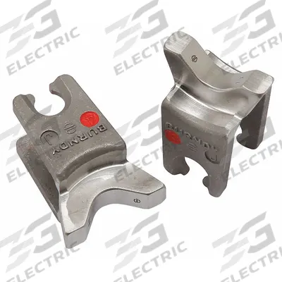 BURNDY Upper and Lower Crimping Die: 300 to 750 kcmil Copper Lug, YA/YS, 1 Sizes - Burndy Replacement Crimping Dies
