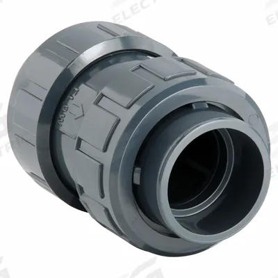 ASAHI Ball Check Valve: Ball, Inline Valve Body, PVC, 2 in Pipe Size, True Union Socket - PVC Ball Check Valves