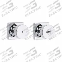KWIKSET Door Knob Lockset: Privacy Knob Locksets (MPN 730PSK-SQT-26-6AL-RCS). Key specifications — Lockset Style: Rose.