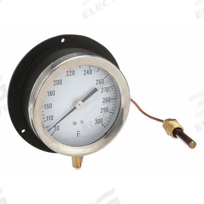 APPROVED VENDOR Analog Panel Mount Thermometer: 30°F to 300°F, ±1°F Scale Division - General Purpose Panel Mount Dial Thermometers