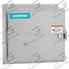 SIEMENS NEMA Magnetic Motor Starter: Non-Reversing, 3 Poles, NEMA Size 2-1/2, 60 A, 120V AC Coil (MPN 14GUG320F). Key specifications — attr211388: SIEMENS; attr951451: 1NO; attr951453: 110/120V AC; attr951489: Three; attr951498: Screw Terminals; attr984425: 1NO; attr984429: Pilot Light; attr997361: None (Not Applicable to Electronic Overloads).