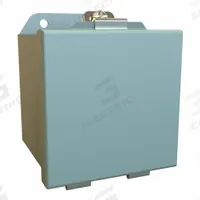 HAMMOND Enclosure: Steel, 4 in x 4 in x 4 in, NEMA 12/13/3R/4, Solid Cover, Clamp On (MPN HJ444LP). Key specifications — Closure Method: Screws; Brand: HAMMOND; Knockouts: Not Included.