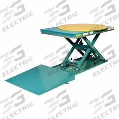 BALLYMORE Scissor Lift Table: Electric/Manual, 2,000 lb Load Capacity, 35 in Max Lifting Ht, 115V AC (MPN BM-GLS-2K-35R-4055-H). Key specifications — attr925632: BALLYMORE; attr925651: 115V AC; attr925643: Hydraulic.