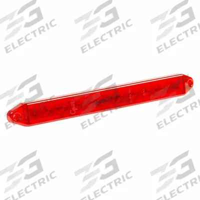 GROTE Stop/Turn/Tail Light: LED, Stop Light, Red, Oval, 1 3/16 in Overall Ht - Stop Lights