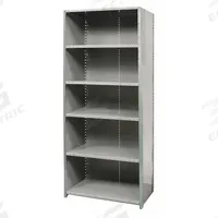 HALLOWELL Metal Shelving: Standalone, Heavy-Duty, 48 in x 12 in, 84 in Overall Ht, 6 Shelves (MPN F7721-12HG). Key specifications — Assembled: Unassembled; Shelving Material: Steel; Frame Material: Steel; Color: Gray; Brand: HALLOWELL.