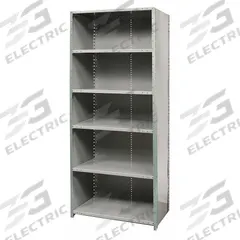 HALLOWELL Metal Shelving: Standalone, Heavy-Duty, 48 in x 12 in, 84 in Overall Ht, 6 Shelves (MPN F7721-12HG). Key specifications — Assembled: Unassembled; Shelving Material: Steel; Frame Material: Steel; Color: Gray; Brand: HALLOWELL.