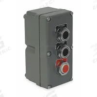 SCHNEIDER Control Station: (3) Push Buttons, 0 Pilot Lights, 3NO/3NC, Forward/Reverse/Stop (MPN 9001KYK31). Key specifications — Brand: SCHNEIDER; Operator Legend: Forward/Reverse/Stop; Operator Color: Red; Operator Configuration: (3) Push Buttons; Environments & Applications: Oil- & Dust-Tight; Operator Configuration Type: (3) Push Buttons.