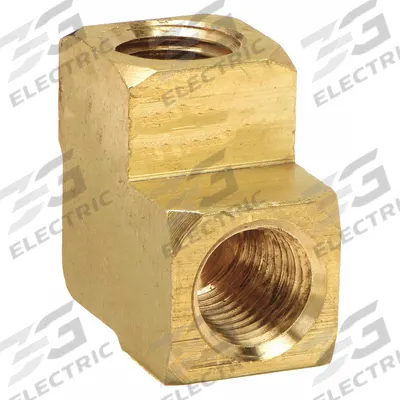 APPROVED VENDOR Metal Pipe Elbow: 90° Elbow, 1/2 in x 1/2 in, Class 150, Brass - Low-Pressure Threaded Pipe Fittings