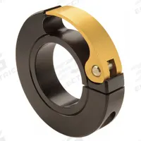 RULAND MANUFACTURING Shaft Collar: 1-Piece, Inch, Round, Clamp On, 1/4 in Bore Dia, Aluminum, 6061 (MPN QCL-4-A). Key specifications — Brand: RULAND MANUFACTURING.