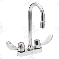 DELTA Gooseneck Kitchen/Bathroom Faucet: Delta Commercial, Cast Brass, Polished Chrome Finish (MPN 27C4842). Key specifications — Brand: DELTA; Series: Delta Commercial.
