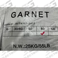APPROVED VENDOR Blast Media: Garnet, 40 to 80 Mesh, 2,200 lb (MPN GAR80B552200). Key specifications — Manufacturer Part Number: GAR80B552200; Brand: APPROVED VENDOR.