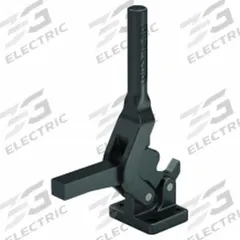 DE-STA-CO Hold-Down Clamp: Std Vertical Handle, Flange Base Mounting, Solid Bar with Arm and Tip (MPN 7-59). Key specifications — Brand: DE-STA-CO.