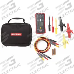AMPROBE Phase Sequence and Motor Rotation Tester: 16 Hz to 400 Hz, 50 V to 700 V, CAT IV 600V (MPN PRM-6). Key specifications — Circuit Connection Type: Non-Contact; Brand: AMPROBE; CAT Safety Rating: CAT IV 600V.