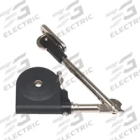 SUGATSUNE Lid Support: 90° Max. Support Angle, Plastic/Steel/Zinc Alloy, 9 9/64 in Overall Ht (MPN SDS-C301N/BLK). Key specifications — Brand: SUGATSUNE; Material: Plastic.