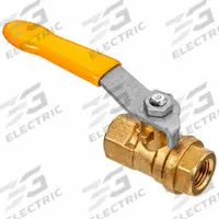 USA INDUSTRIALS Manual Two-Way Ball Valve: 2 1/2 in, Brass, Straight, FBSPT x FBSPT, Two-Piece, PTFE (MPN ZUSA-VLV-200). Key specifications — Brand: USA INDUSTRIALS; Handle: Lever.