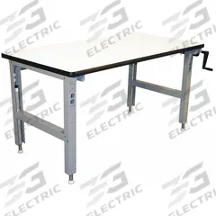 PRO-LINE Workbench: Adj Ht, Laminate, 60 in x 30 in, 750 lb Overall Load Capacity, Gray (MPN IWELH6030P). Key specifications — Brand: PRO-LINE.