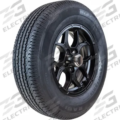 HI-RUN Trailer Tire Assembly: Street Tire and Wheel Assembly, ST205/75R15 Tire Size - Street Tire & Wheel Assembly