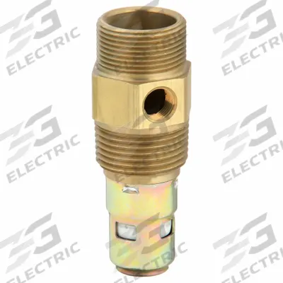 CONRADER Check Valve: In Tank, Brass, 3/4 in Compression, 3/4 in (M)NPT - Pneumatics