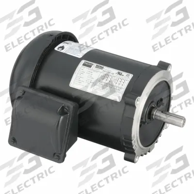 Dayton General Purpose Motor: C-Face Mount, Totally Enclosed Fan Cooled, 1 hp - C-Face 3-Phase General Purpose AC Motors