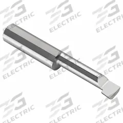 MICRO 100 Boring Bar: Boring, 3/8 in Shank Dia., Bright (Uncoated), 0.1730 in Center to Cutting Tip (MPN BBL-3603000)
