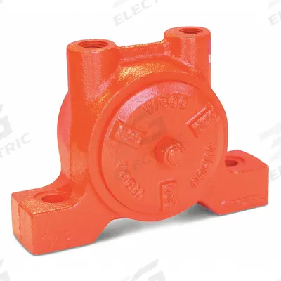 VIBCO Pneumatic Vibrator: 600 lbf, 6,800 vpm, 3/8 in NPT, BVS, 70 dBA, Cast Iron - General Purpose Turbine & Ball Vibrators