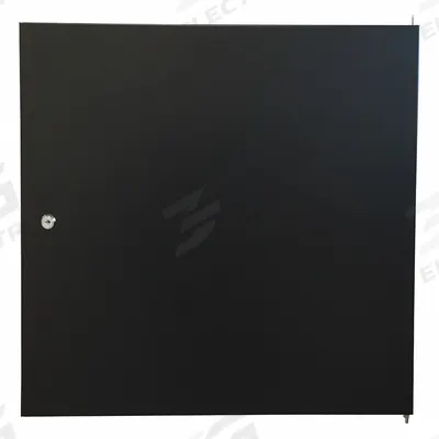 VIDEO MOUNT PRODUCTS Solid Door: 12 Rack Units, 1 in Overall Wd, 21 1/2 in Overall Ht, Black - Doors for Server Rack Enclosures