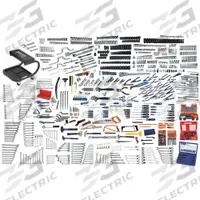 WILLIAMS Master Tool Set: 1,390 Total Pcs, Metric/SAE, 1/4 in/3/8 in/1/2 in/3/4 in Socket Drive Size (MPN JHWMAMMOTH). Key specifications — attr538253: WILLIAMS; attr548973: (4) Slip-Joint Pliers; attr548974: (27) Slotted Screwdrivers; attr548975: (209) Impact Sockets; attr548983: (129) Combination Wrenches.