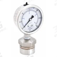 KODIAK Pressure Gauge with Diaphragm Seal: 0 psi to 60 psi, KC301/DSM35, 2 1/2 in Dial, Mineral Oil (MPN KC301L2560/DSM3512). Key specifications — Brand: KODIAK; Gauge Case Liquid: Glycerin; Seal Fill Liquid: Mineral Oil; Gauge Case Material: 304 Stainless Steel; Seal Lower Housing Material: 316 Stainless Steel; Accuracy: ±1.60%; Gauge Wetted Parts: Stainless Steel.