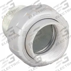 Straight Union - Conduit to Box: Iron, 4 in Trade Size, Female to Male (MPN UNY400R). Key specifications — Ends - Hazardous Fittings: 4 in FNPT x 4 in MNPT; Finish: Electroplated; Brand: APPLETON ELECTRIC.