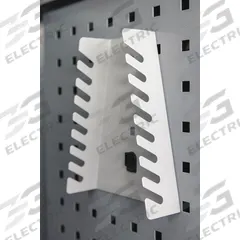 KENNEDY Wrench Set Holder: 7 in x 5 1/2 in x 1 3/4 in, 1 Hooks, 7 in Hook Dp, Locking Clip, Surface (MPN 99841). Key specifications — Mounting Type: Surface; Finish: Powder Coated; Color: Gray; Accessory Type: Toolholder; Locking System: Locking Clip; Material: Steel; For Tool Type: Wrenches; Brand: KENNEDY.