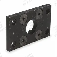 MILLER FLUID POWER Front or Rear Flange Cylinder Mount: 2 in Bore Dia., 3/4"-16 Thread Size, Steel (MPN HV3-MKJ/H-200-100). Key specifications — attr95490: NFPA MF1 (Front), NFPA MF2 (Rear); attr95492: Steel; attr95493: (4) Mounting Bolts; attr98885: MILLER FLUID POWER.