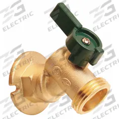 APPROVED VENDOR Angle Sillcock: Quarter-Turn, Brass, Brass, Aluminum, 3/4 in Inlet Connection Size (MPN 6PDZ2). Key specifications — Brand: APPROVED VENDOR; Design: No Kink; Body Material: Brass; Handle Material: Aluminum; Color/Finish: Brass; Handle Type: Quarter-Turn; Inlet Connection Type: NPT; Product Type: Sillcock.