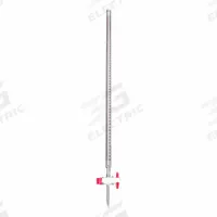 APPROVED VENDOR Straight Bore Buret: 50 mL, B, 762 mm, ±0.10 mL, 0.1 mL Inc, Borosilicate Glass (MPN BR2130-50). Key specifications — attr1371335: No; attr1371313: ±0.10 mL; attr1371332: APPROVED VENDOR; attr1371322: Borosilicate Glass.