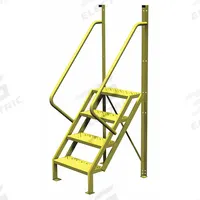 TRI-ARC Configurable Platform Ladder: 7.7 ft Overall Ht, 30 in Overall Wd, 20 in Overall Dp, Steel (MPN UCL5004246). Key specifications — Material: Steel; Color: Yellow; Brand: TRI-ARC.