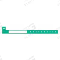ID Wristband: No Legend, 10 in Overall Lg, 1 1/4 in Overall Wd, Plastic, Green, 500 PK (MPN CLS-PAO-35). Key specifications — attr1126094: Green.