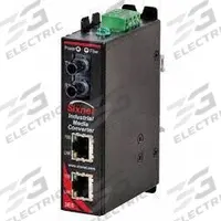 RED LION Media Converter: Unmanaged, DIN Rail, 3 Ports, RJ45, 100 Base-FX/10/100 Base-TX, IP40 (MPN SLX-3ES-2SC). Key specifications — Port Type: RJ45; Manufacturer Part Number: SLX-3ES-2SC; Brand: RED LION; Features: MDIX Auto Sensing Cable; IP Rating: IP40; Maximum Input Voltage: 30V DC; Mounting Location: DIN Rail; Network Interface: 100 Base-FX.