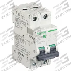 SCHNEIDER IEC Supplementary Protector: 0.5 A Amps, 500V DC, 5kA at 250V DC, Screw Clamp, C60H-DC, C (MPN M9U21270). Key specifications — Terminal Connection: Screw Clamp; AC Voltage Rating: Not Rated; Curve Type: C; DC Voltage Rating: 500V DC; Max. AIR Rating: 5kA at 250V DC; Series: C60H-DC; Brand: SCHNEIDER.