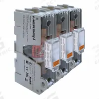 MERSEN Fuse Block: Open Block Design, 3 Pole, 600 V AC, Pressure Plate (MPN FB60J30P3). Key specifications — Brand: MERSEN.
